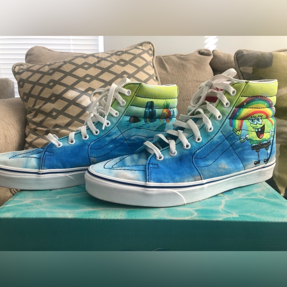 SpongeBob Vans High Top Shoes Sk8-Hi 2021